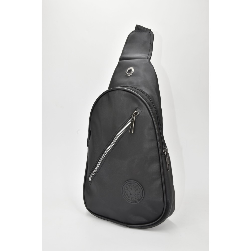 David Polo Unisex Freebag, δύο διαμερίσματα Μαύρο DVP905-BLK