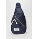 David Polo Unisex Freebag Velvet Δύο Διαμερισμάτων Navy Blue DVP901-N.BLU