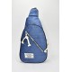 David Polo Unisex τσάντα Freebag βελούδο με δύο θήκες Μπλε DVP901-BLU