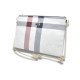 Silver Polo Λευκή Clutch τσάντα μονής θήκης SP1034-17