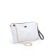 Silver Polo Λευκό Clutch τσάντα μονής θήκης SP1034-12